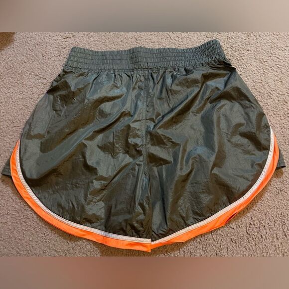 FP Movement Shorts Womens S Hit The Courts Brown Lined Athletic Nylon Oversized - Picture 2 of 3